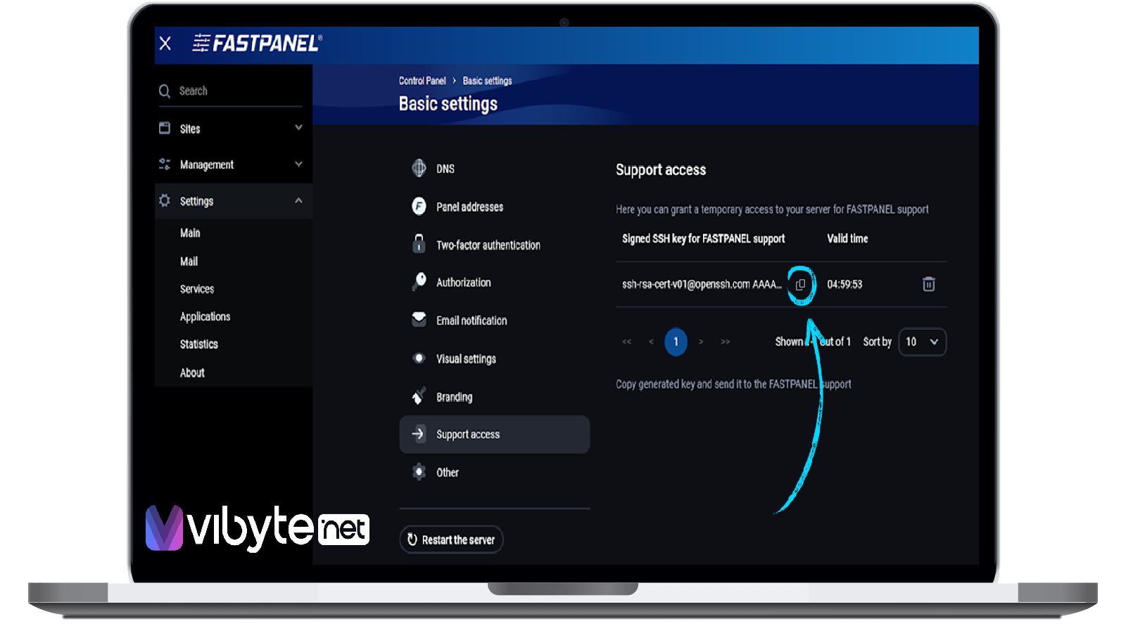 fastpanel görseli